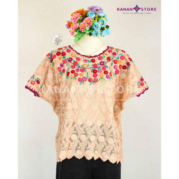 Huipil tradicional Coban Melón