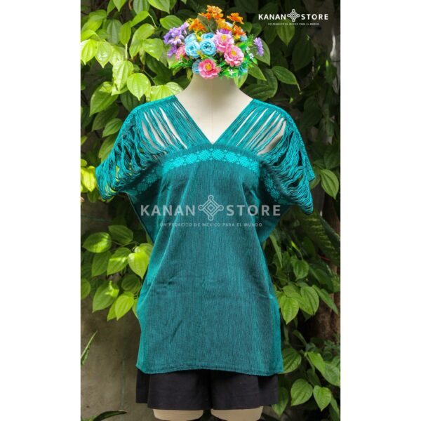 Blusa Aldama deshilado Verde