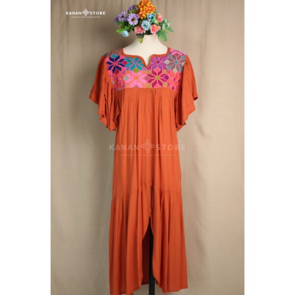 Vestido Cruz ladrillo