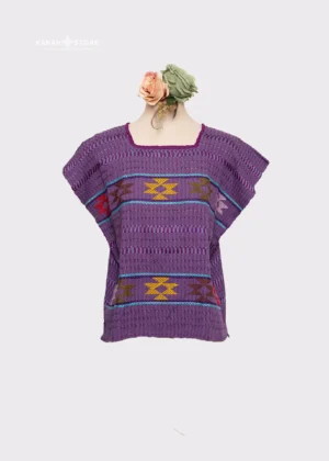 Huipil Zinacantan morado