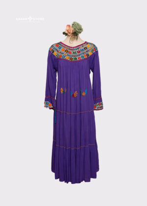 Vestido rococo morado