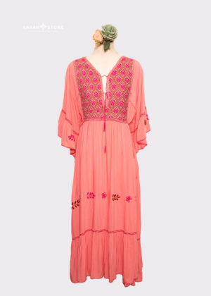 Vestido Xochilt rosa