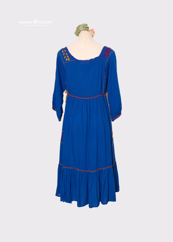 Vestido Amalia Azul rey (XL) - Imagen 2