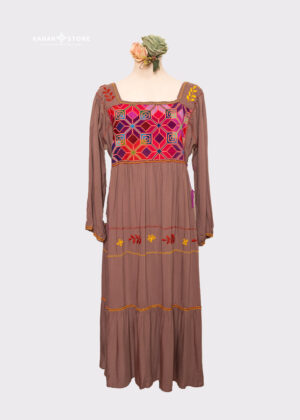 Vestido Amalia Café