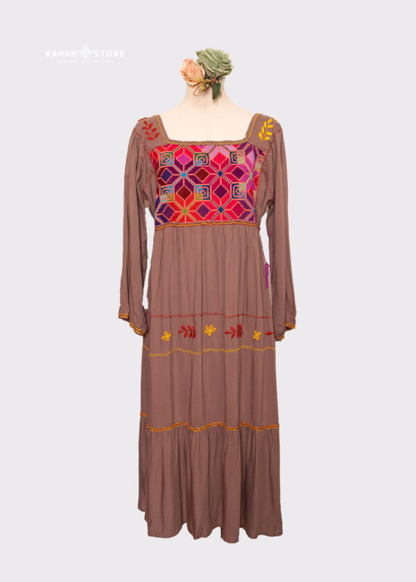 Vestido Amalia Café