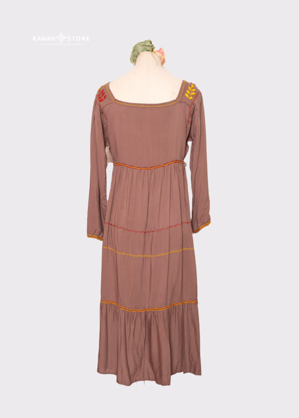Vestido Amalia Café - Imagen 2