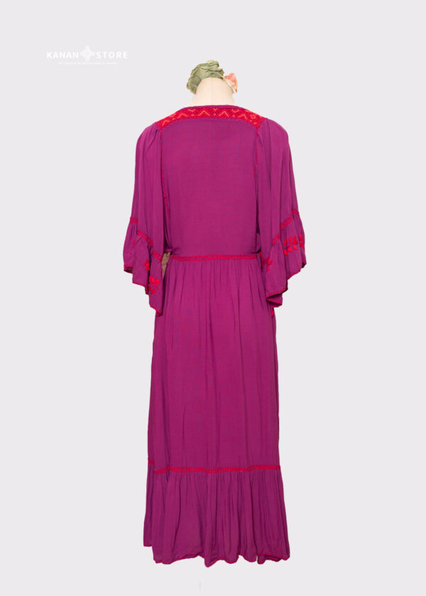 Vestido Xochilt morado - Imagen 2