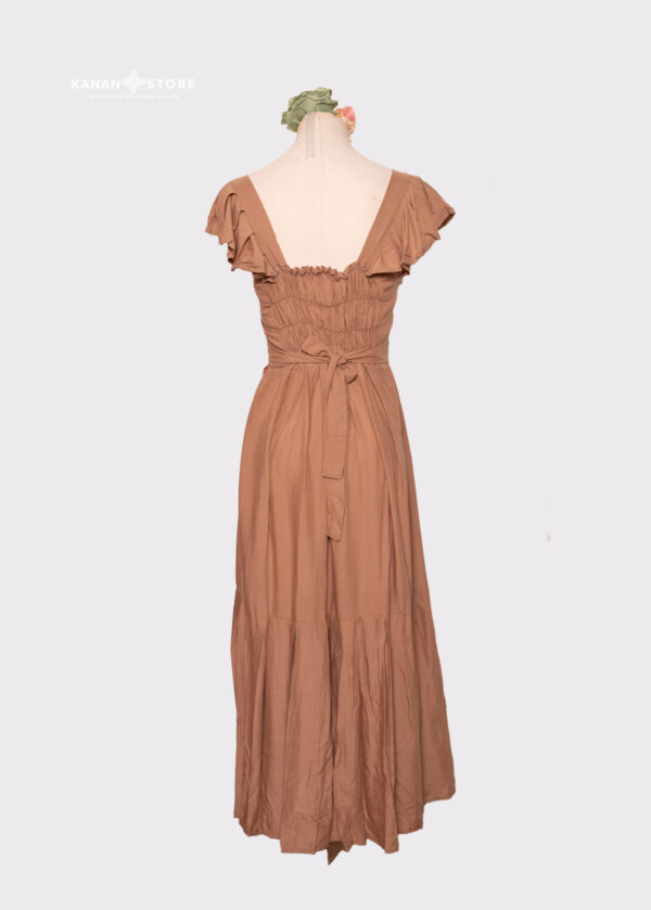 Vestido Ana café - Imagen 2