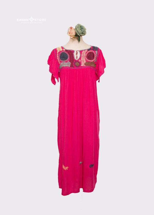 Vestido Maxi Amatenango rosa