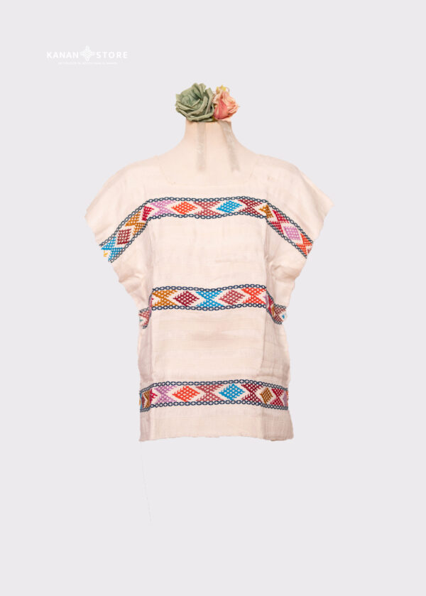 Blusa Zinacantan beige