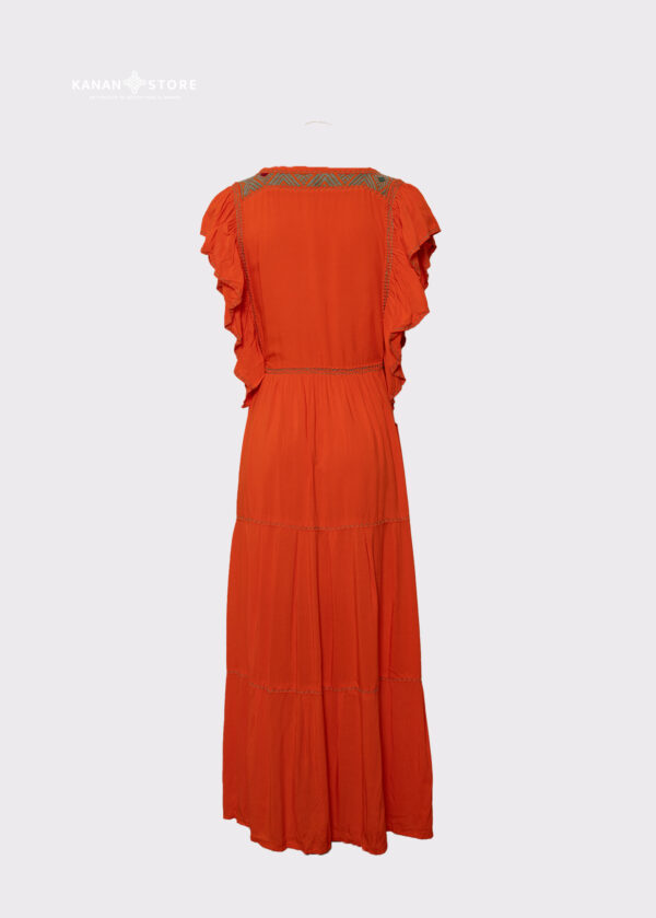 Vestido Victoria Naranja - Imagen 2