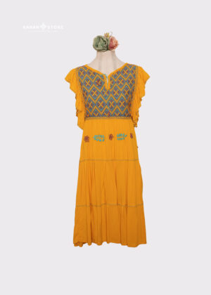 Vestido Victoria Corto amarillo