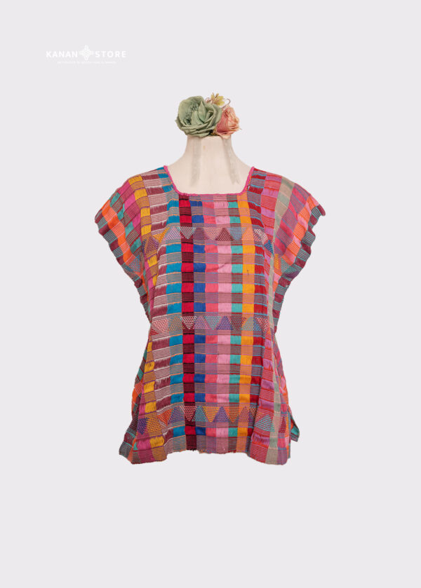 Blusa Zinacantan multicolor