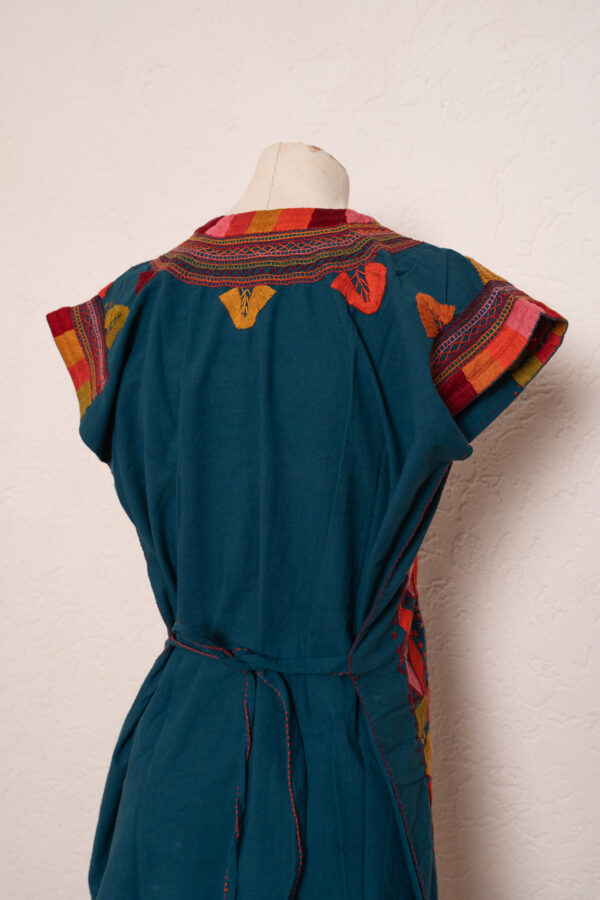 Vestido corto Milpa azul - Imagen 2