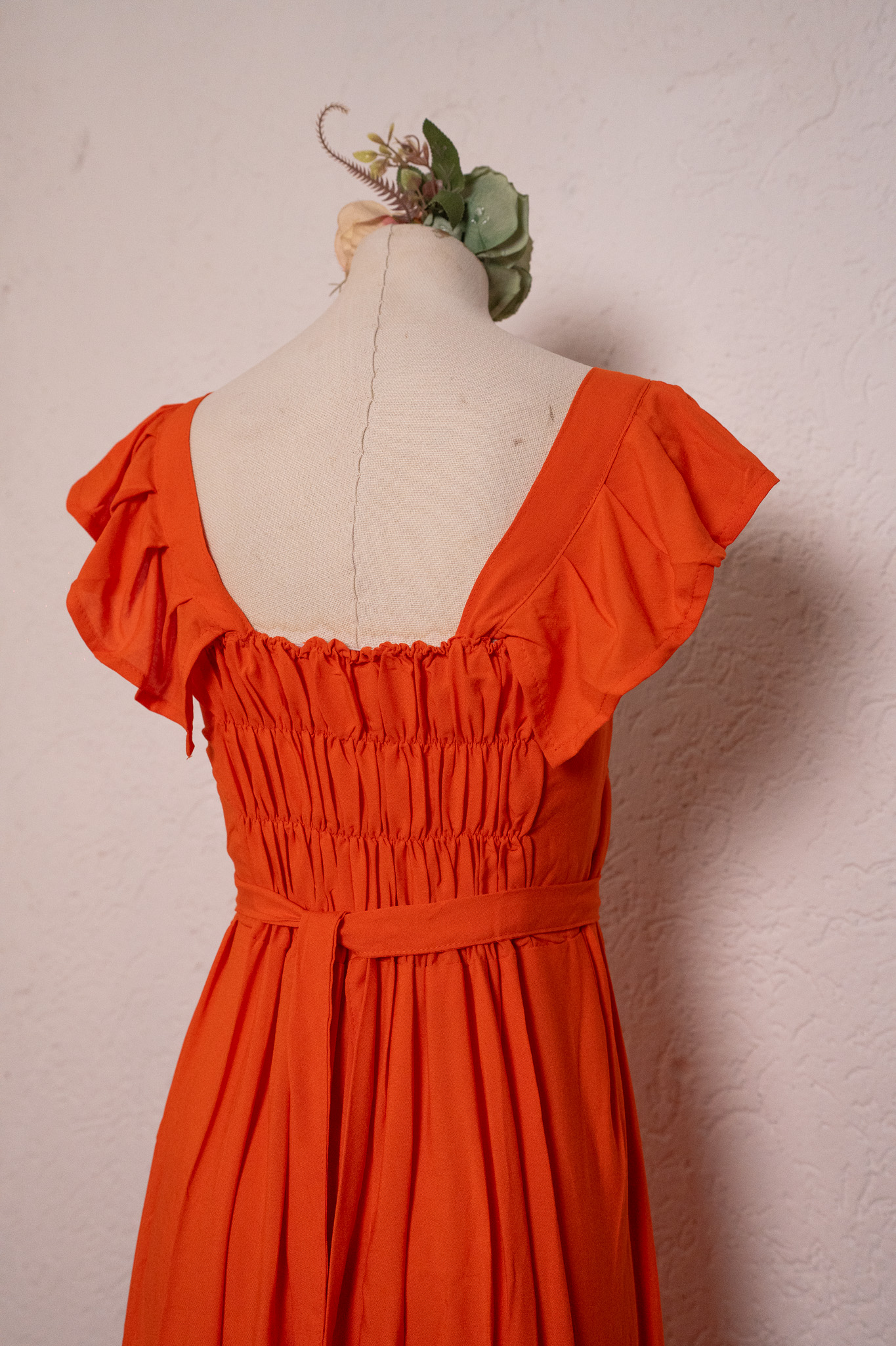 Vestido Ana Naranja - Imagen 3
